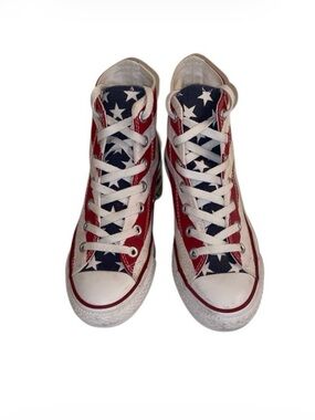 Vintage Converse Chuck Taylor All Star American Flag Hi Top. (Pre owned)